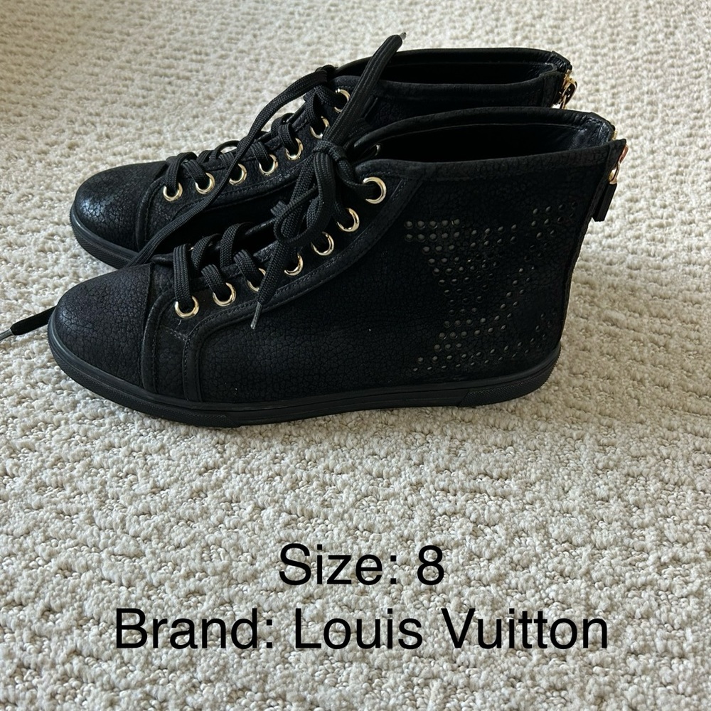 Gently Worn Louis Vuitton High Top Sneakers